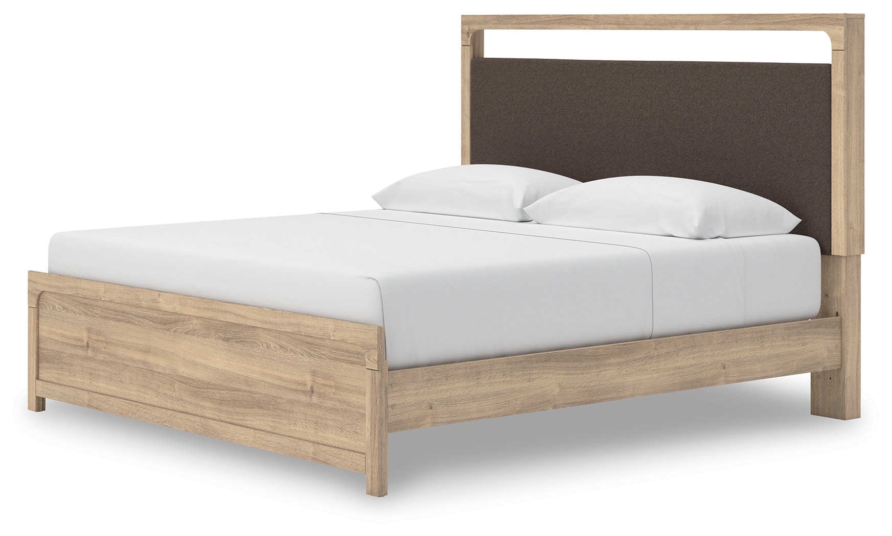 King Upholstered Platform Bed