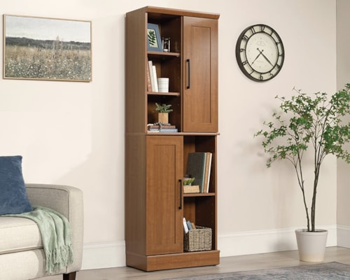 Contemporary Storage Cabinet with 2 Configurable Doors