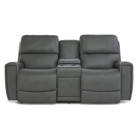 Reclining Console Loveseat