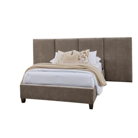Queen Upholstered Wall Bed