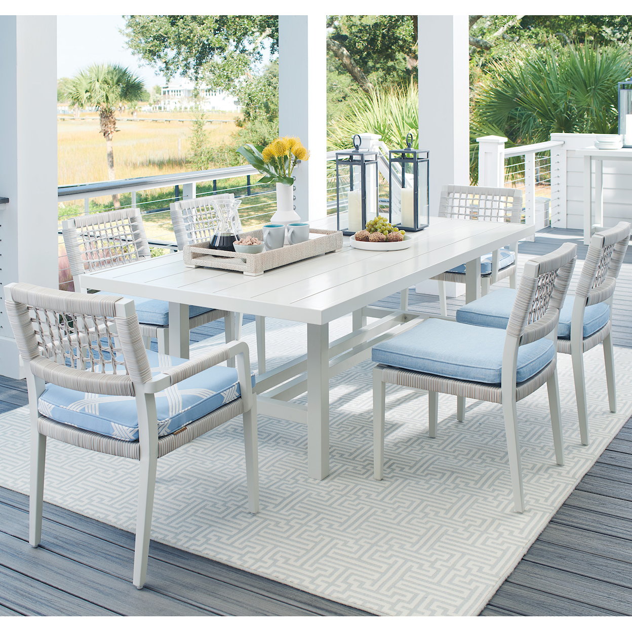 Tommy Bahama Outdoor Living Seabrook 7-Piece Coastal Outdoor Dining Set