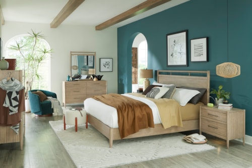 Transitional 5-Piece Queen Bedroom Set