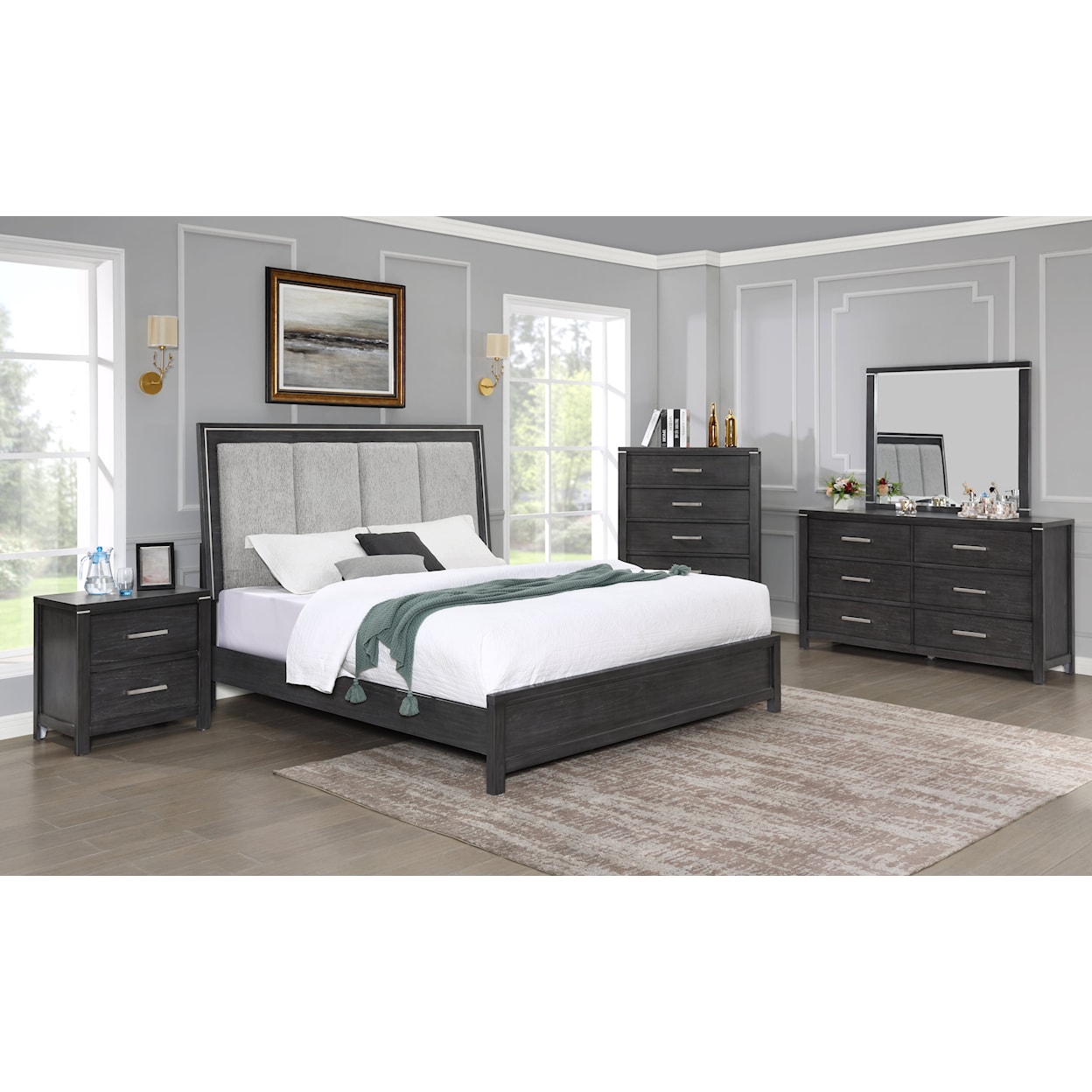 New Classic Furniture Odessa Queen 5-Piece Bedroom Set