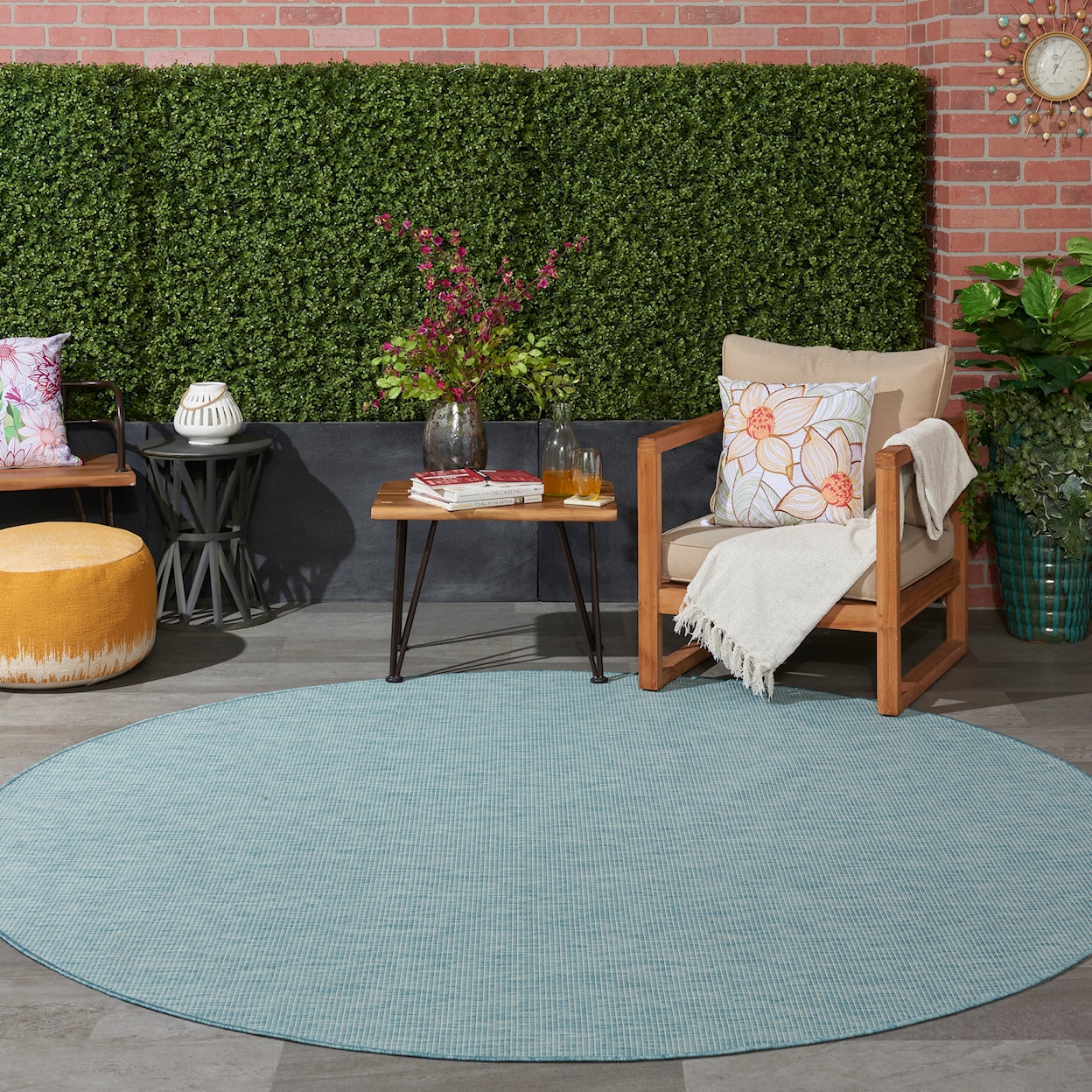 Nourison Positano 8' Round  Rug