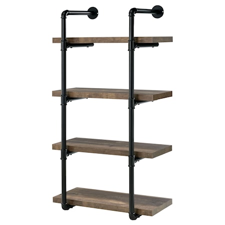 Elmcrest 24-inch 4-shelf Wall Bookshelf