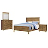 Winners Only Cumberland Bedroom Set - Cali. King Size - Medium Brown