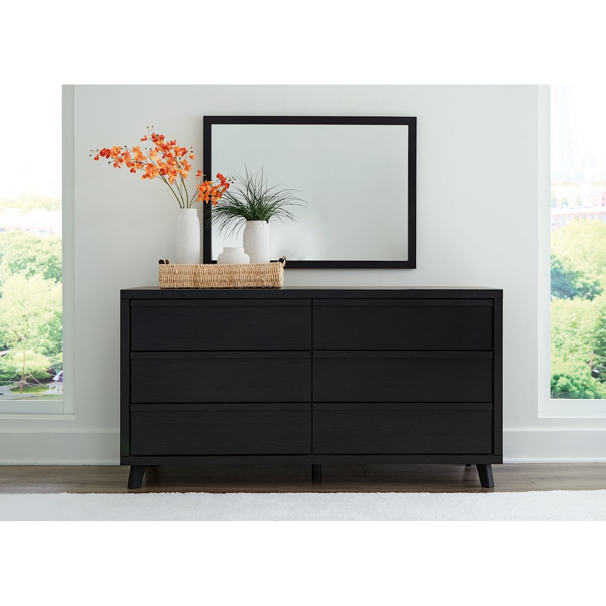 StyleLine Danziar Dresser and Mirror