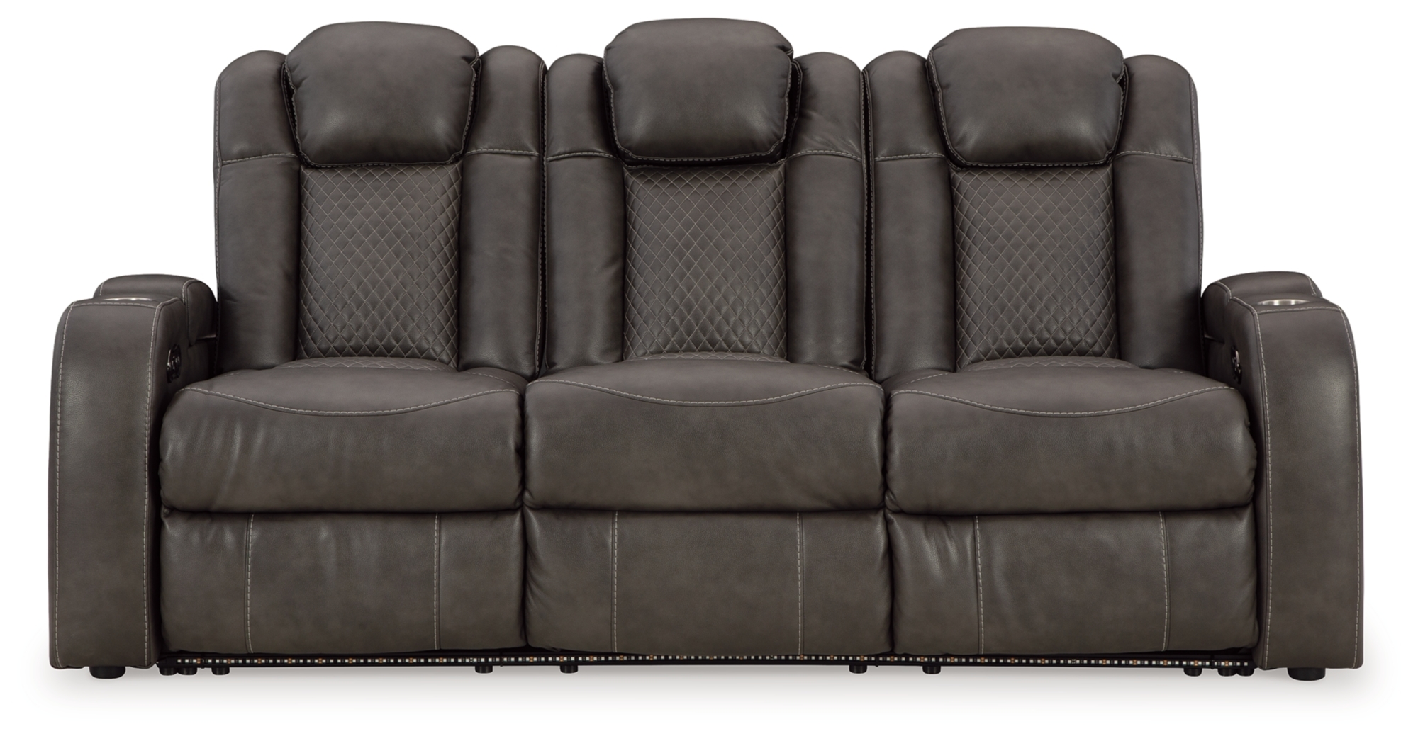Pwr Rec Sofa With Adj Headrest