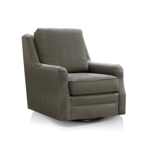 Transitional Swivel Glider Chair