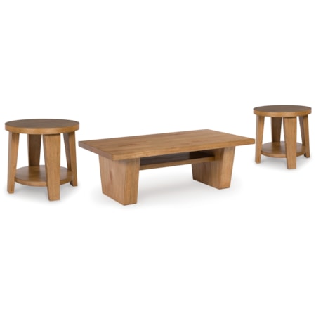 Coffee Table And 2 End Tables