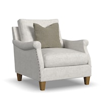Traditional Chair with Nailhead Trim