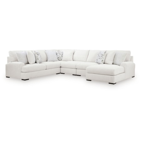 5-Piece Sectional With Chaise