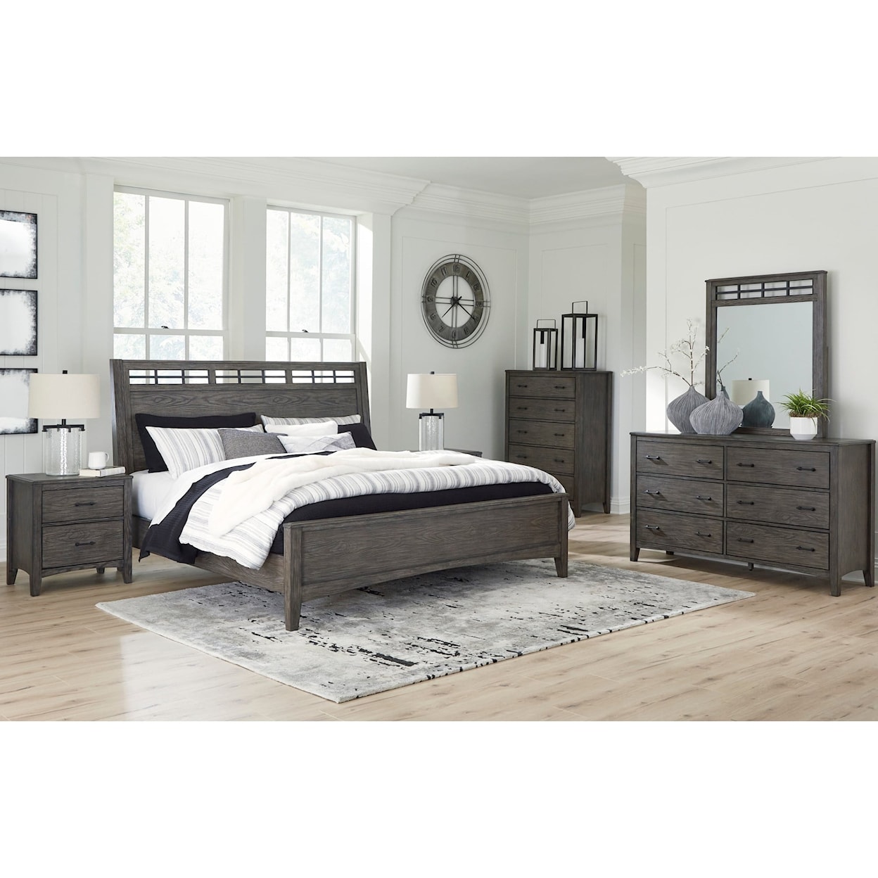 Ashley Furniture Signature Design Montillan 5-Piece King Bedroom Set