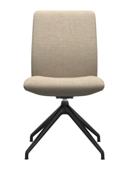 Contemporary Side Chair with Low Back and D350 Base