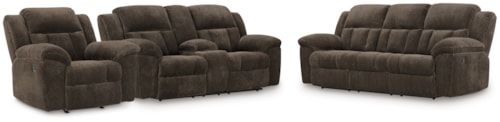 Reclining Sofa, Loveseat And Recliner