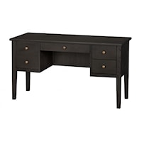 Transitional Desk with File Drawer