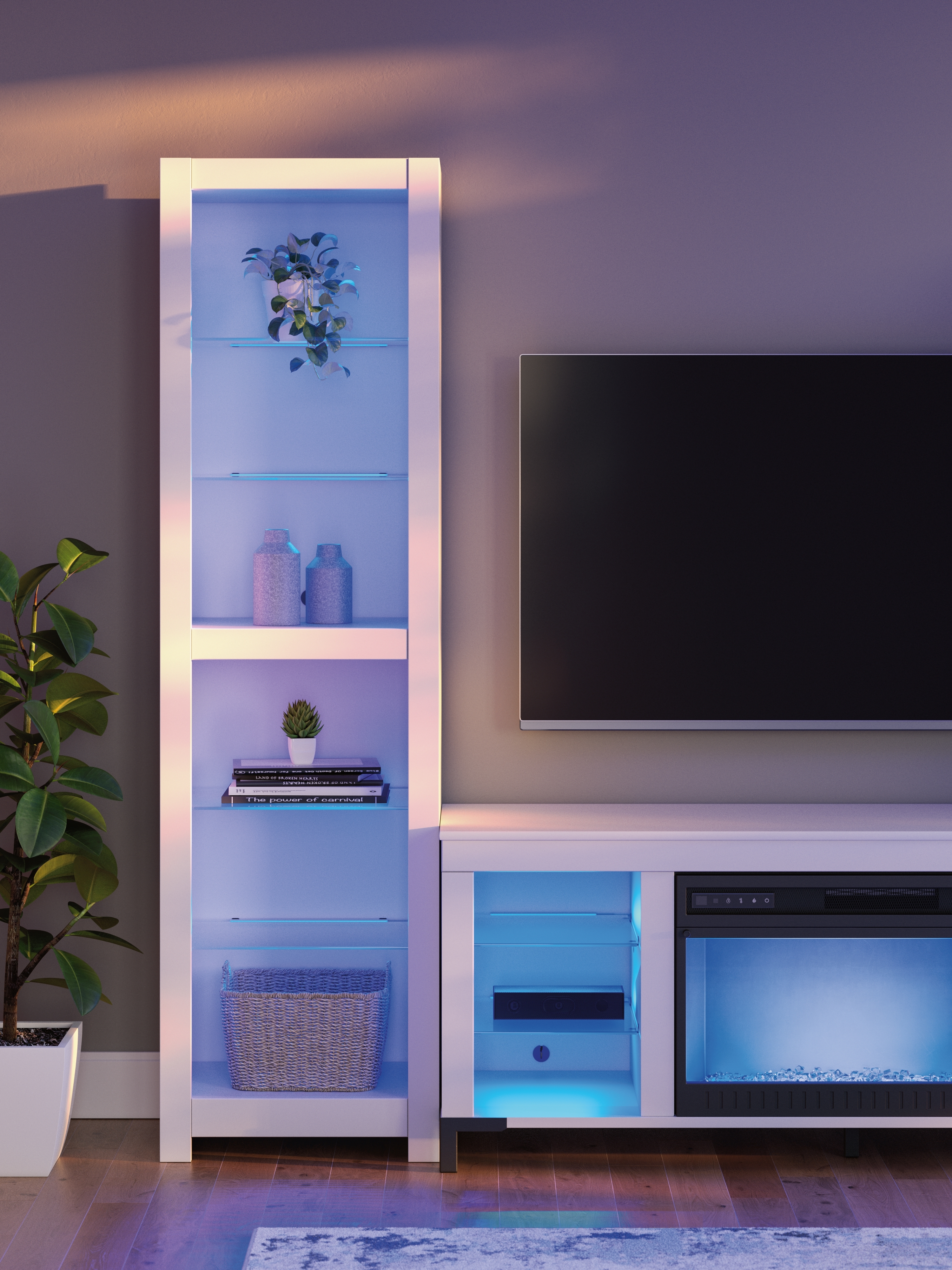 Signature Design by Ashley Brollevi Entertainment Center