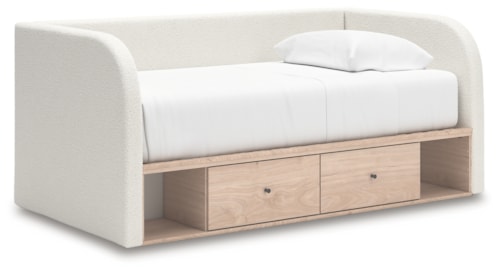 Full Upholstered Day Bed With Storage