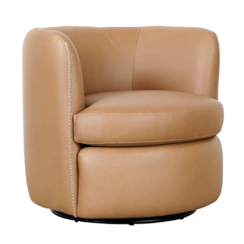 Barrel Back Swivel Accent Chair