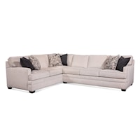 Transitional Two-Piece Corner Sectional Sofa