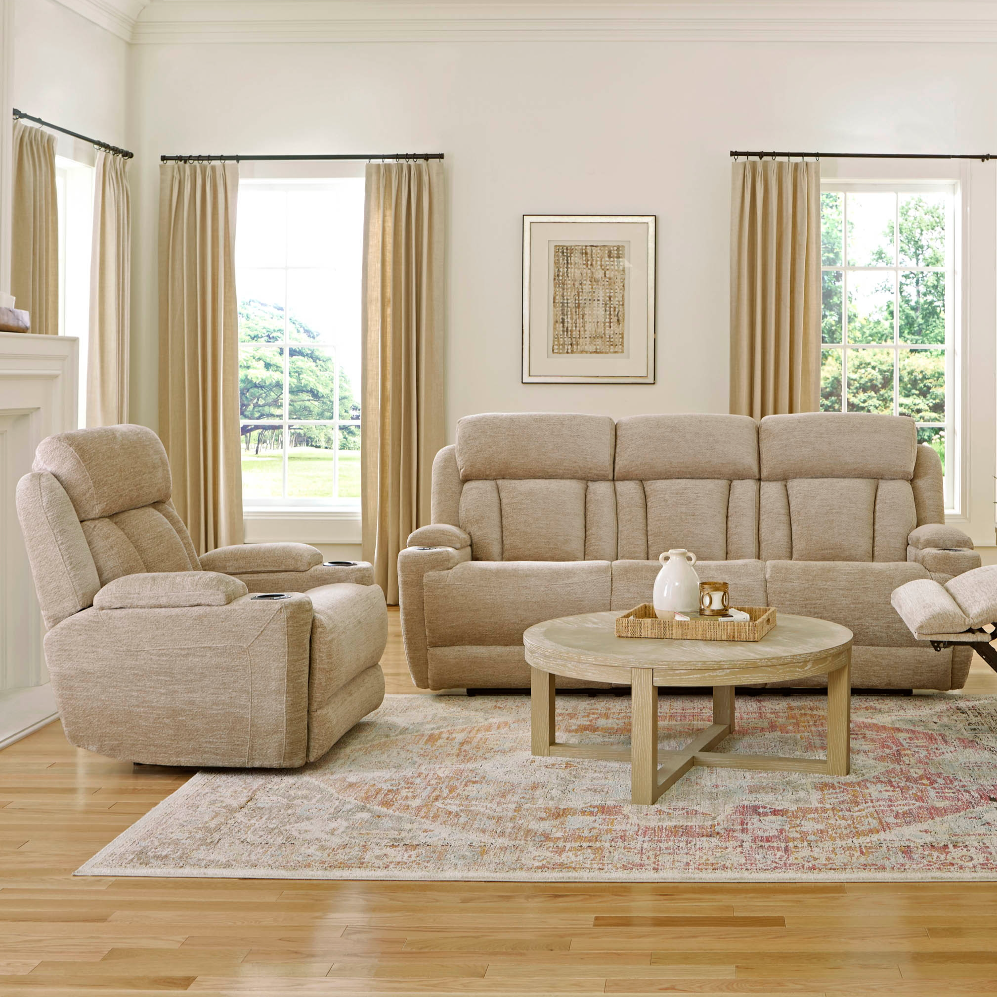 Parker Living Dalton Power Reclining Sofa and Recliner Set