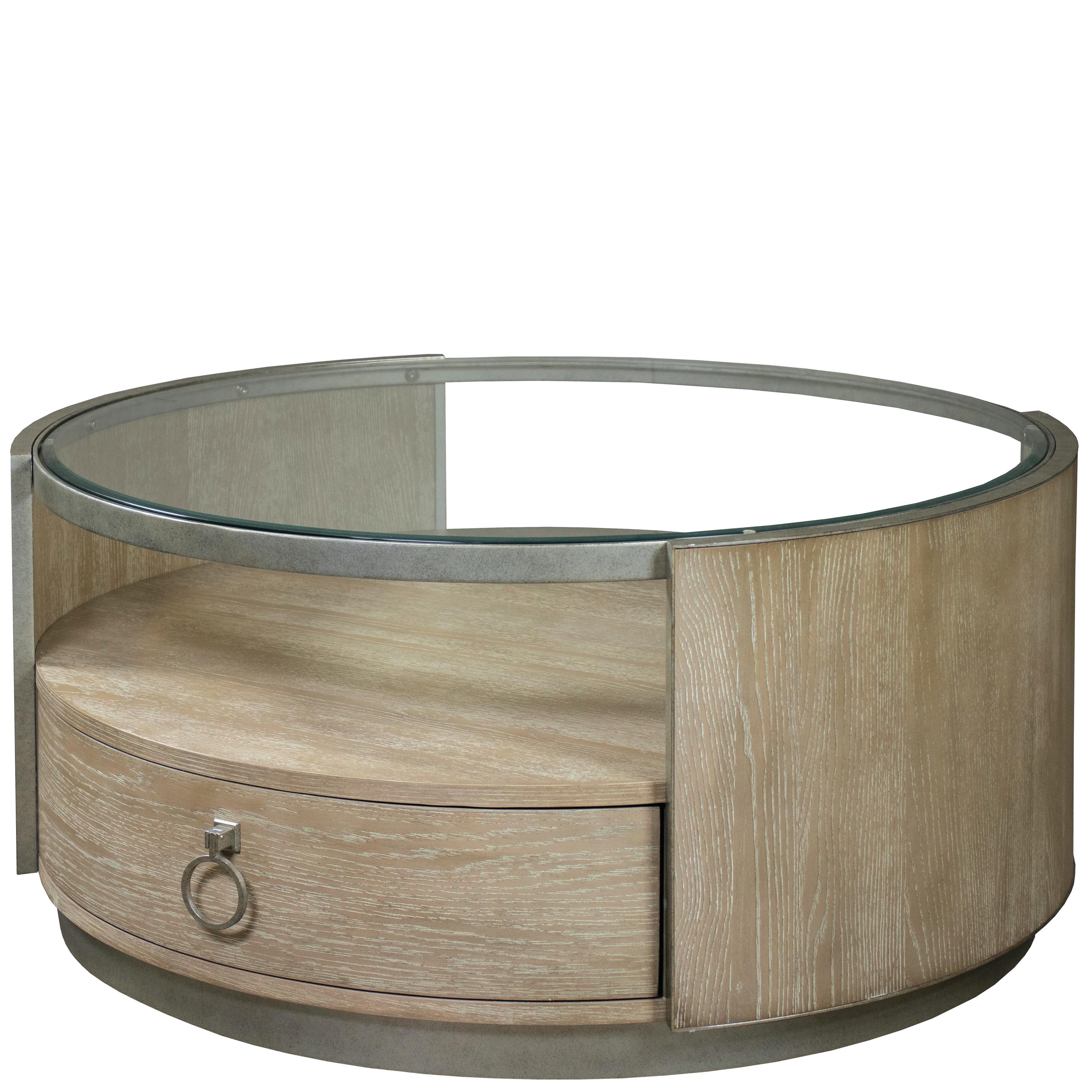 Esme round deals coffee table