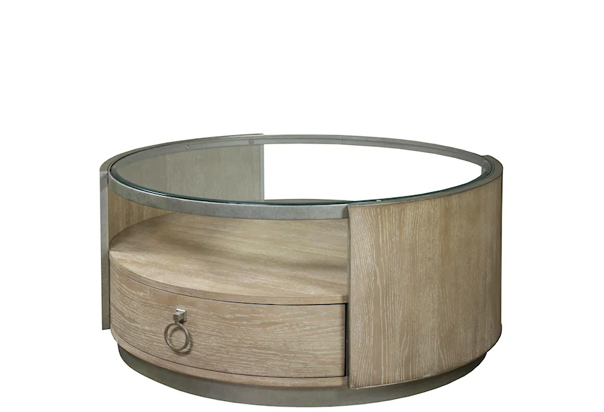 Sophie Round Cocktail Table by Riverside Furniture at Sheely's Furniture & Appliance