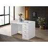 CM Morgan Vanity Desk and Stool Set - White