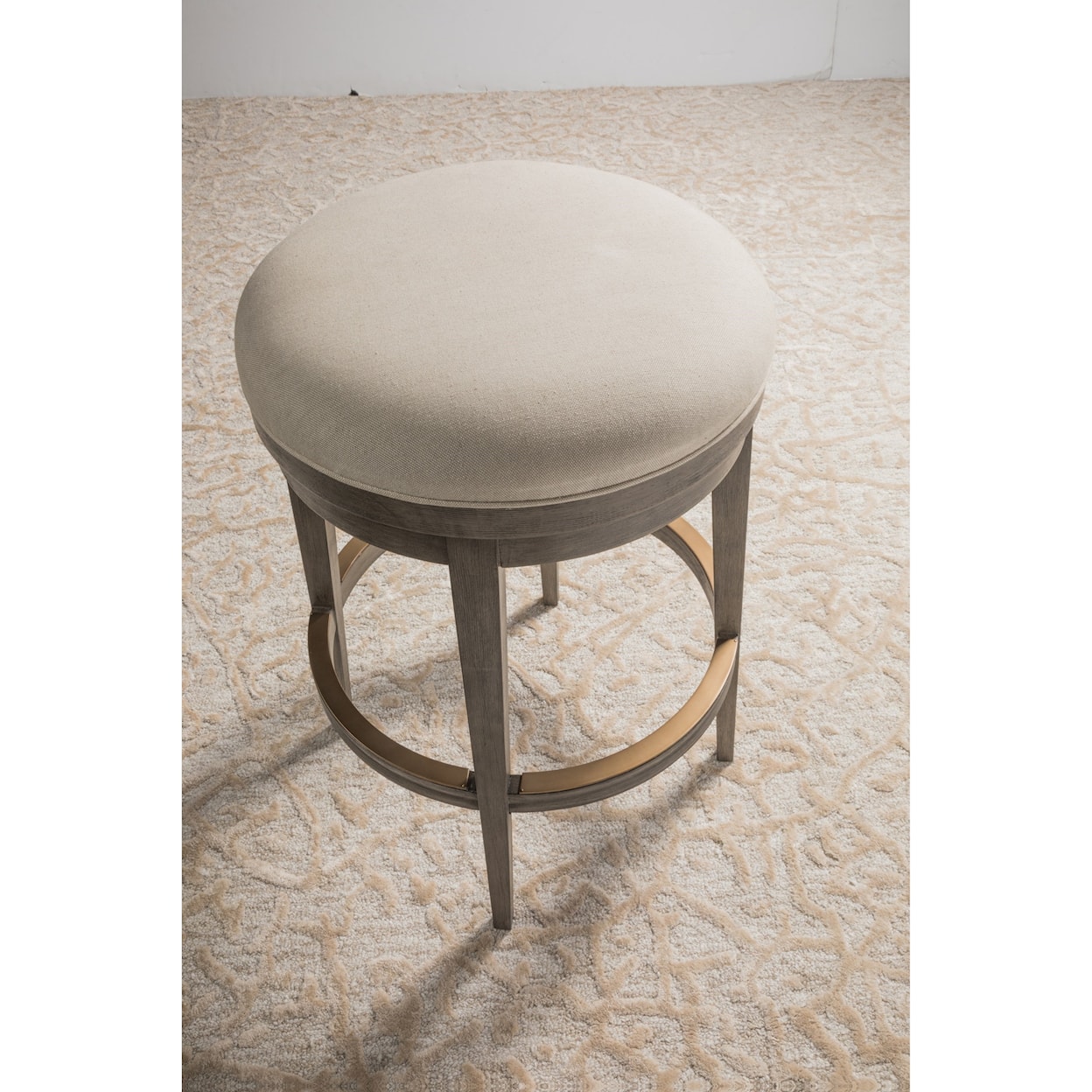 Artistica Cohesion Cecile Backless Swivel Barstool