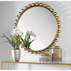 Uttermost Mirrors - Round Cyra Gold Round Mirror