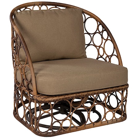 Oakley Outdoor Swivel Chair