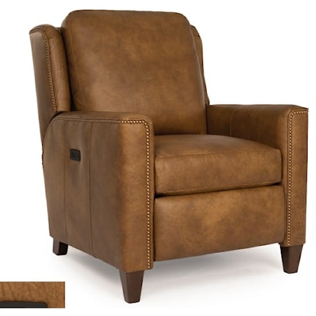 Power Recliner with Tall Legs and USB Port