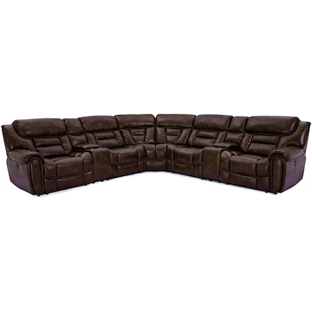 6-Piece Power Reclining Sectional