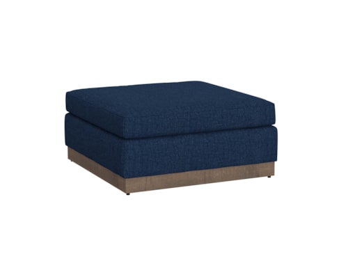 Contemporary Upholstered Square Ottoman