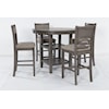 Signature Design by Ashley Wrenning Counter Dining Table & 4 Stools (Set of 5)