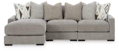3-Piece Sofa Sectional With Chaise