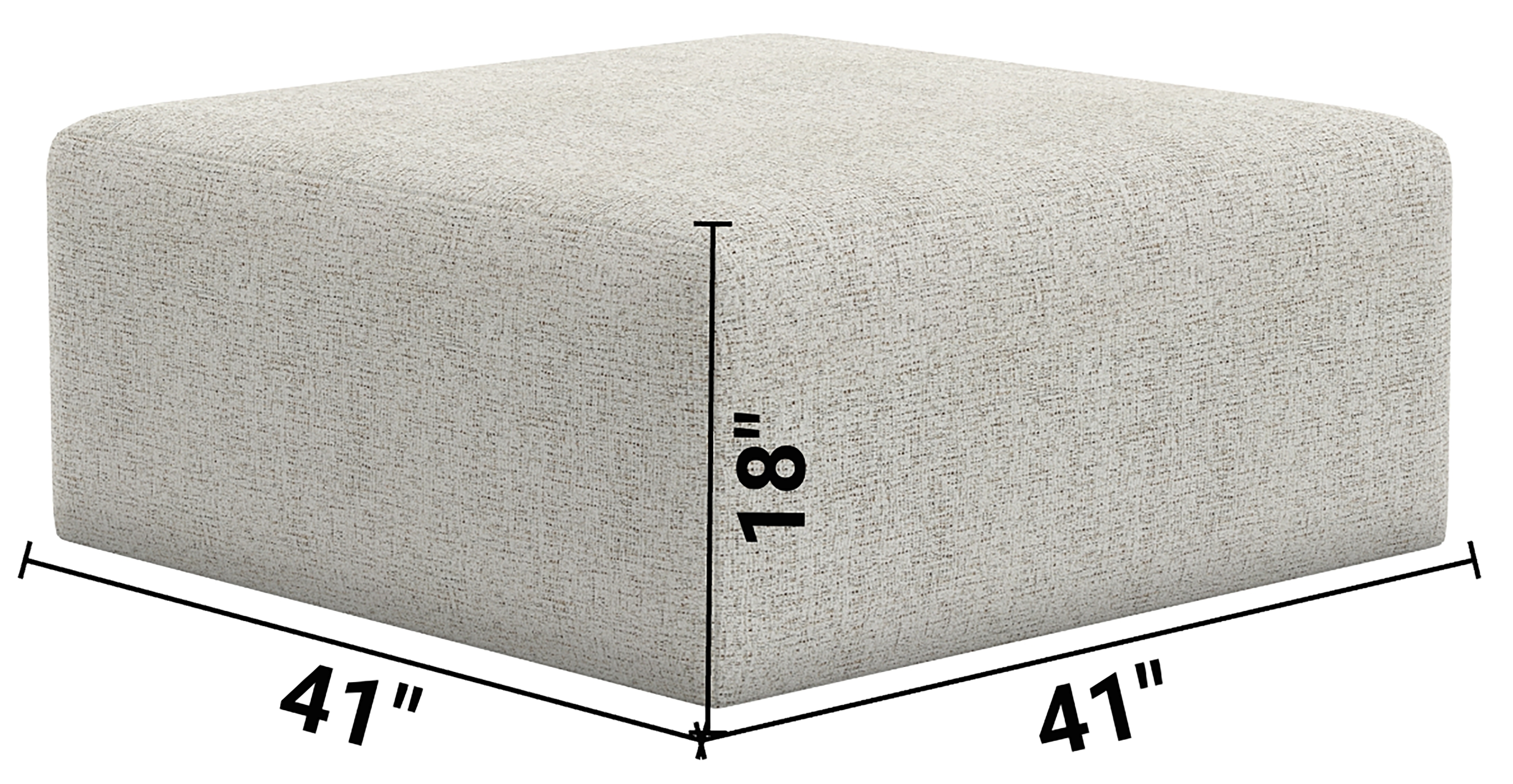 Jackson Furniture Tori 41" Cocktail Ottoman
