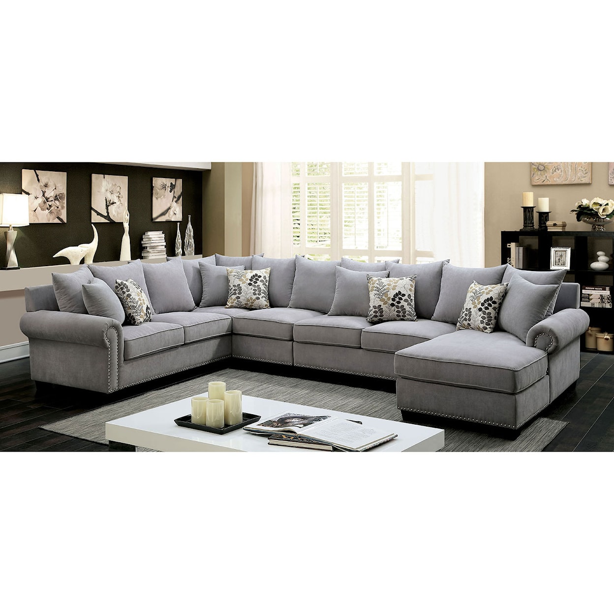 Furniture of America - FOA Skyler Sectional 