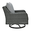 Signature Design by Ashley Elite Park Outdoor Swivel Lounge Chair with Cushion
