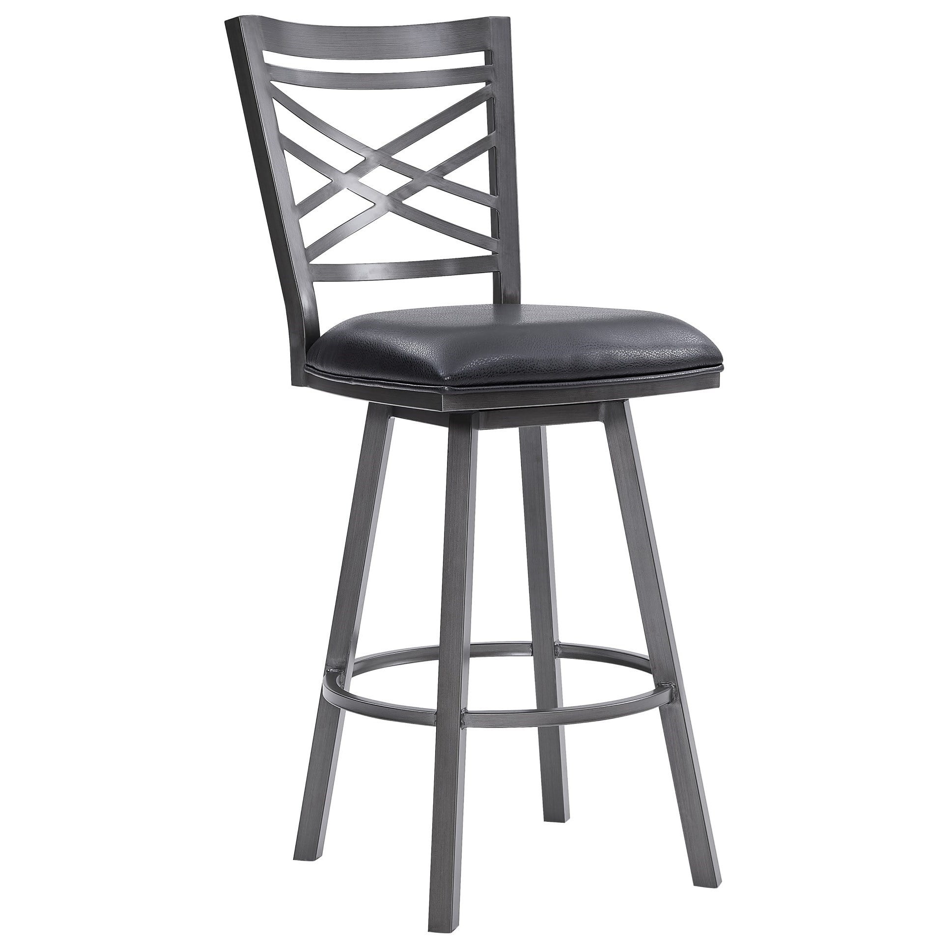 Armen Living Fargo 30" Bar Height Metal Barstool