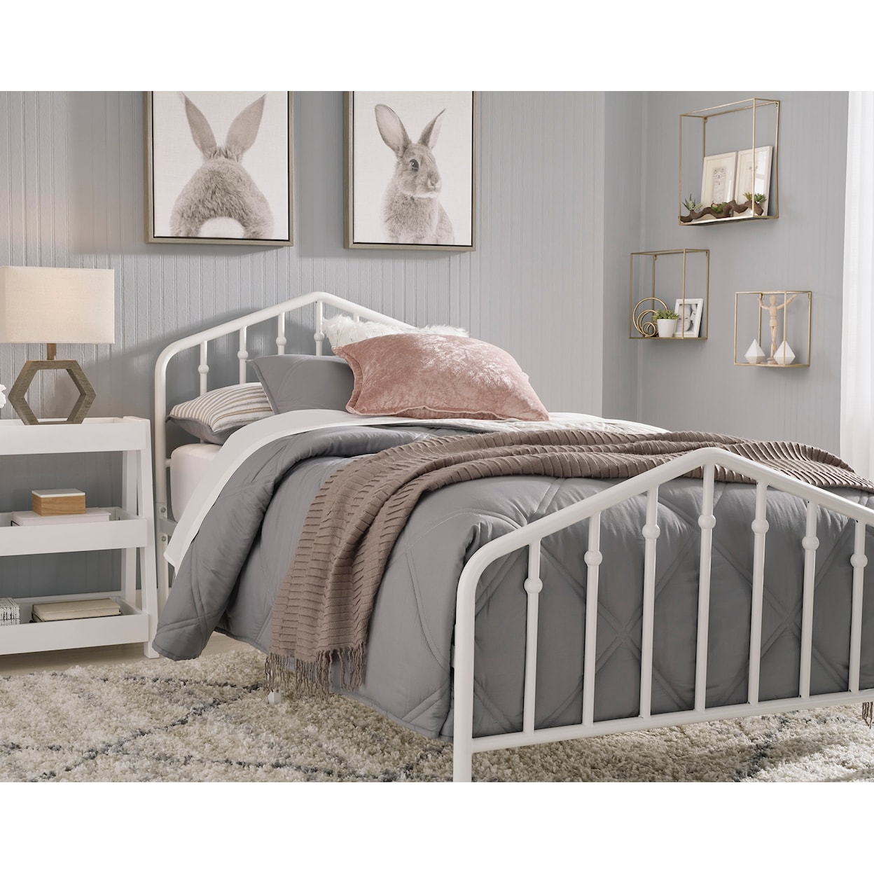 Signature Design by Ashley Trentlore Twin Metal Bed