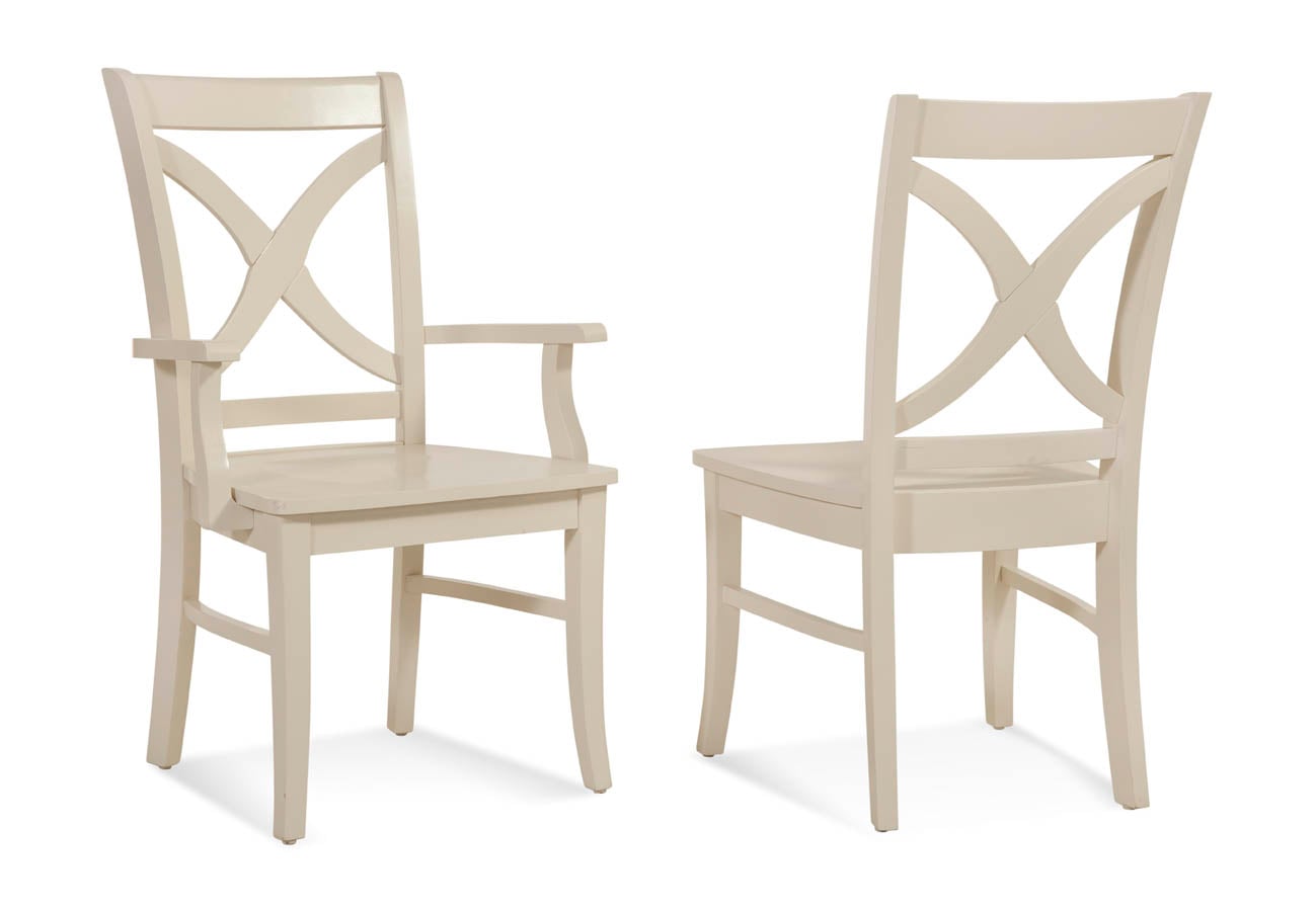 Braxton Culler Hues Arm Chair with Wood Seat