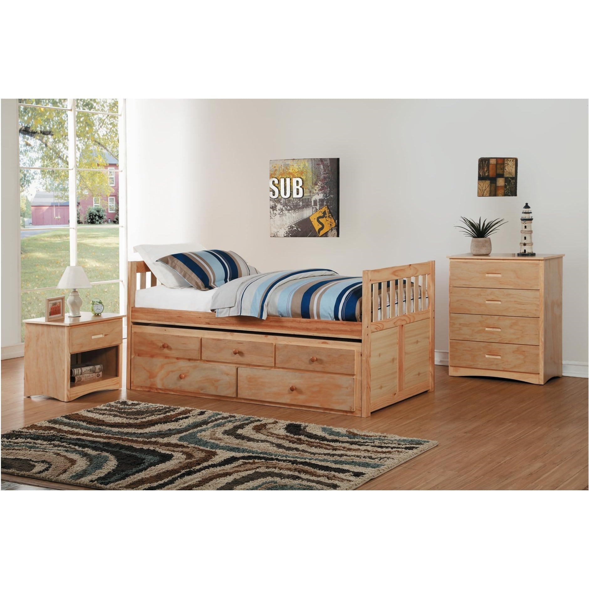 Homelegance Bartly 4-Drawer Bedroom Chest