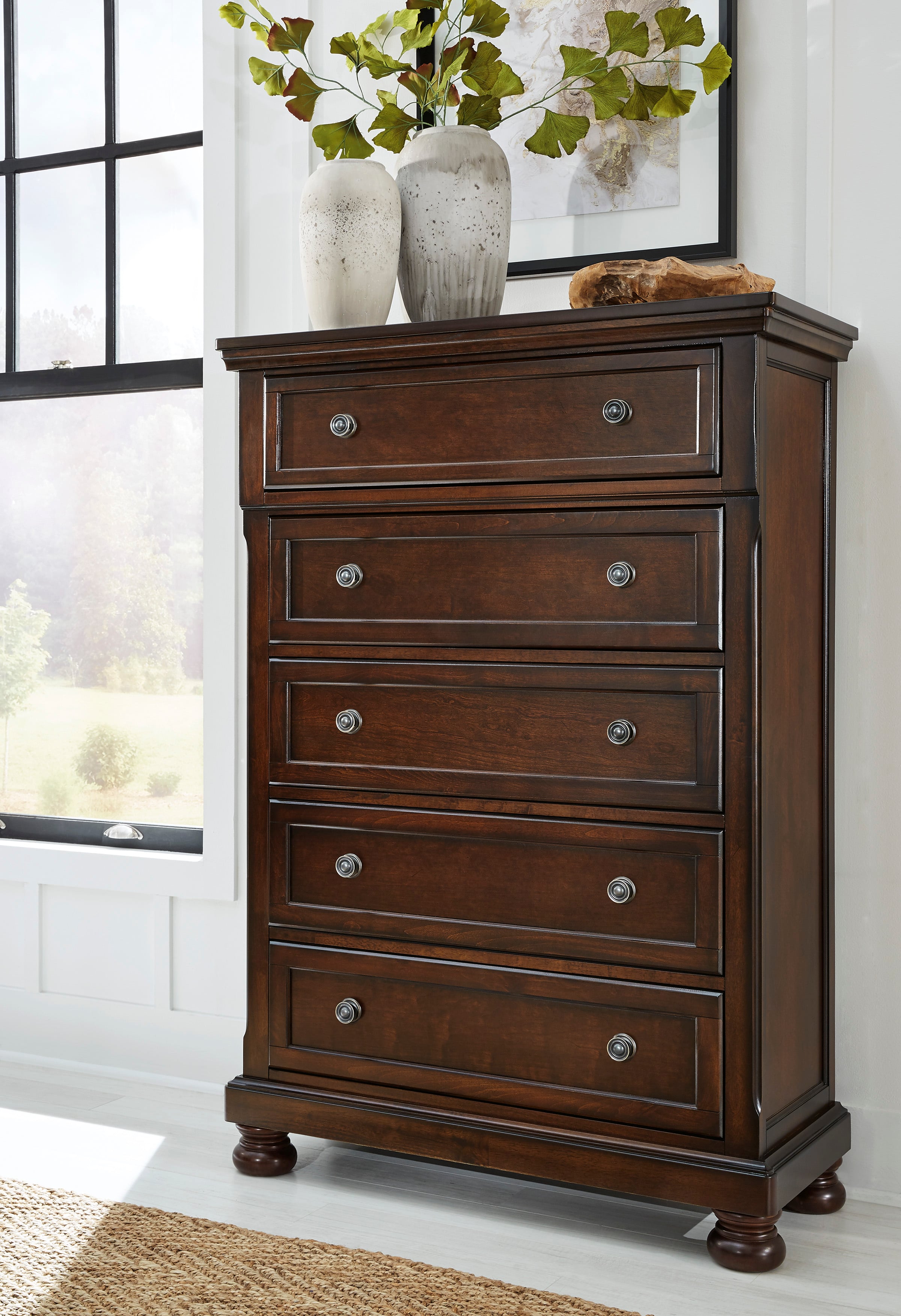 Ashley Furniture Porter B697-46 5-Drawer Chest | Royal Furniture ...