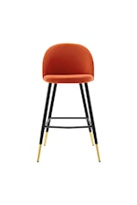 Modway Cordial Performance Velvet Bar Stools - Set of 2