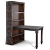 Sunny Designs Carriage House Bookcase Desk with 5 Shelves