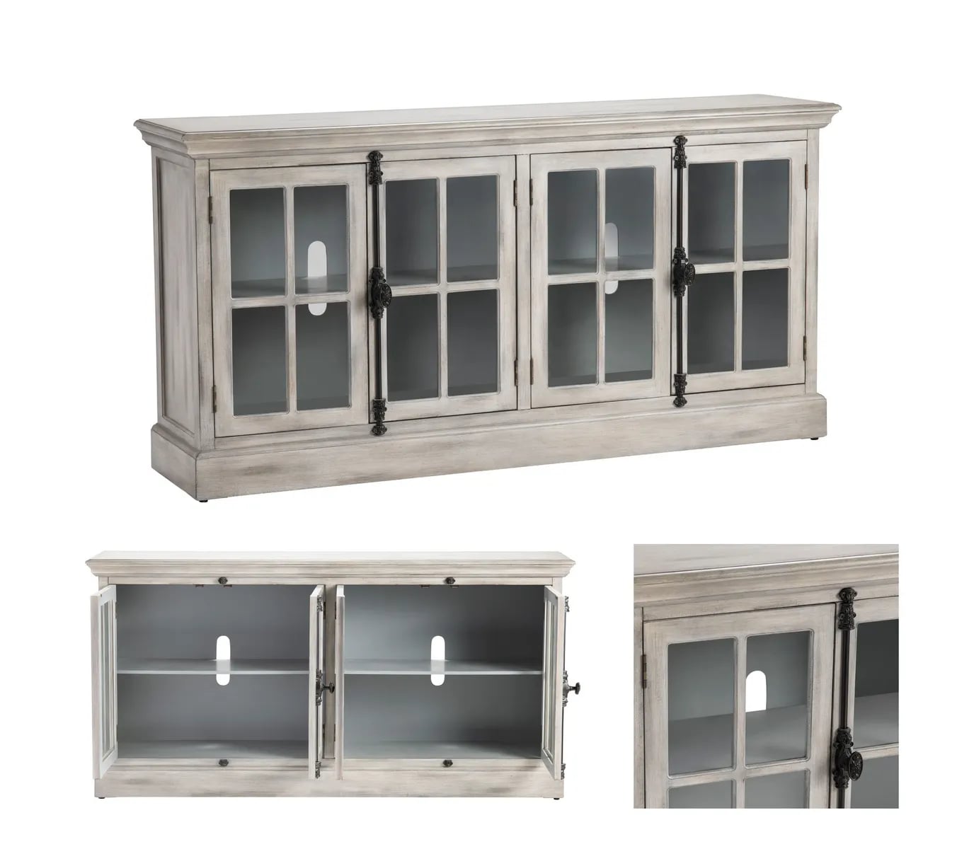 Crestview Collection Harrison 4-Door Sideboard