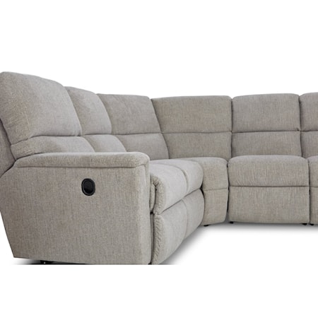 5-Seat Reclining Sectional Sofa