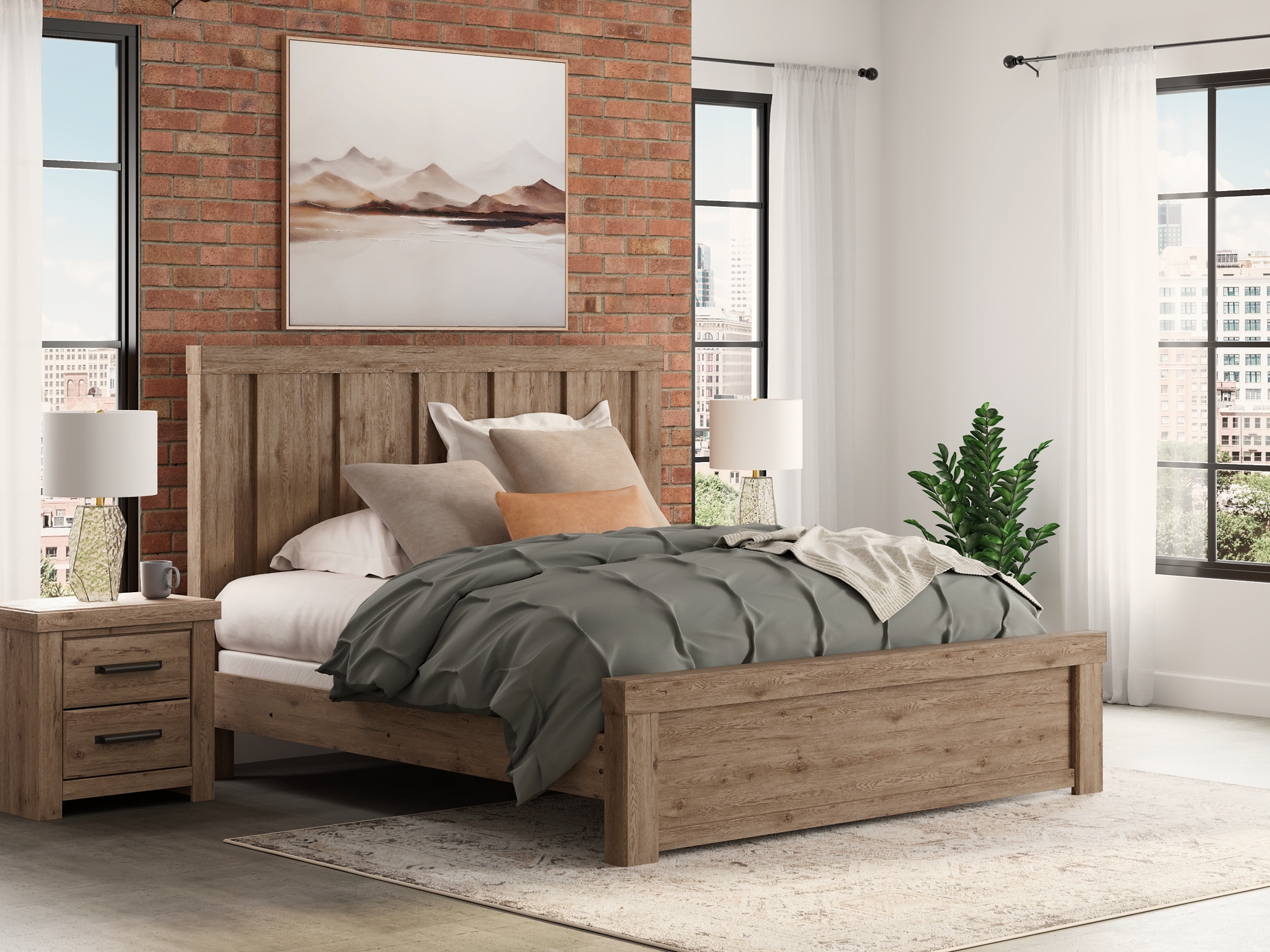 Signature Design by Ashley Oliandon King Panel Bed
