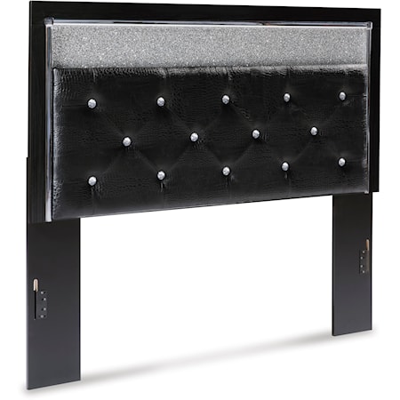 Glam Queen Upholstered Panel Headboard